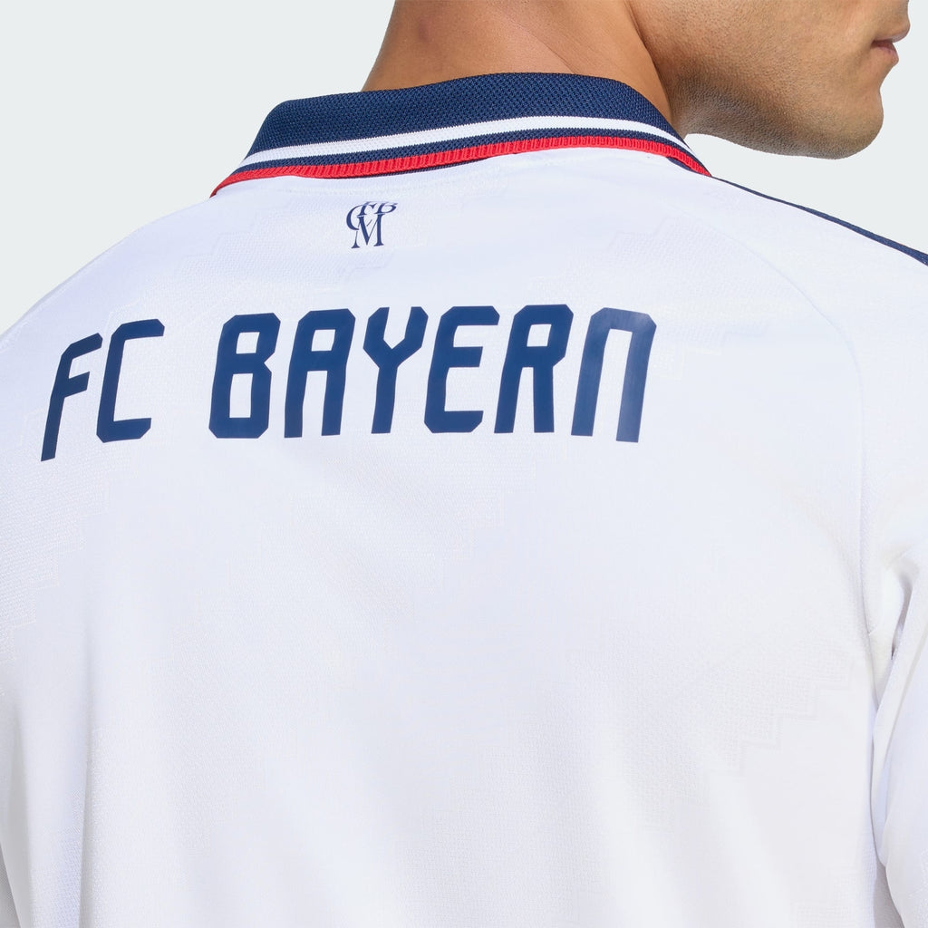 Bayern Munich 2026/27 away player version long sleeve, KANE 9 - back neckline and fabric detail