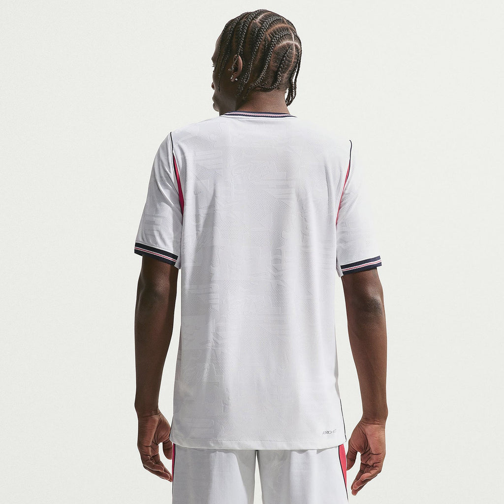 England 2026 home player version, KANE 9 - back view of the base shirt worn by a model