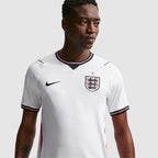 England 2026 home fan shirt, KANE 9 - three-quarter view showing the fit of the base shirt