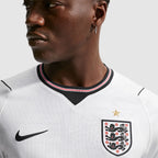 England 2026 home fan shirt, KANE 9 - crest, collar and shoulder detail