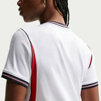 England 2026 home women's shirt, KANE 9 - back neckline and fabric detail