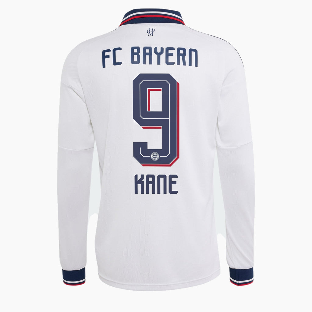 Bayern Munich 2026/27 Away fan shirt long sleeve, KANE 9 - KANE 9 back view