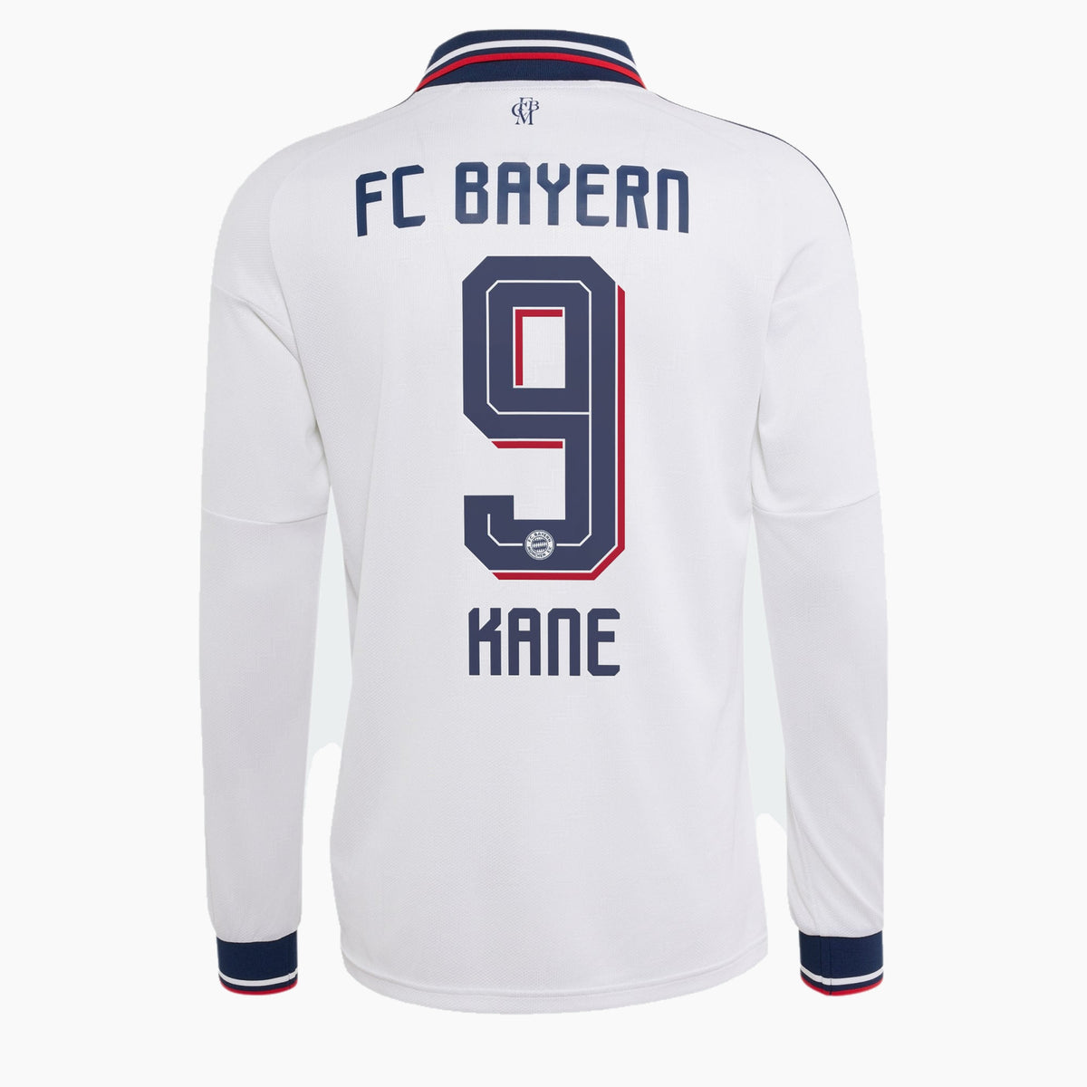 FC Bayern München 2026/27 Auswärts-Fantrikot Langarm, KANE 9 - Rückansicht KANE 9