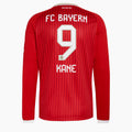 Bayern Munich 2026/27 Home fan shirt long sleeve, KANE 9 - KANE 9 back view