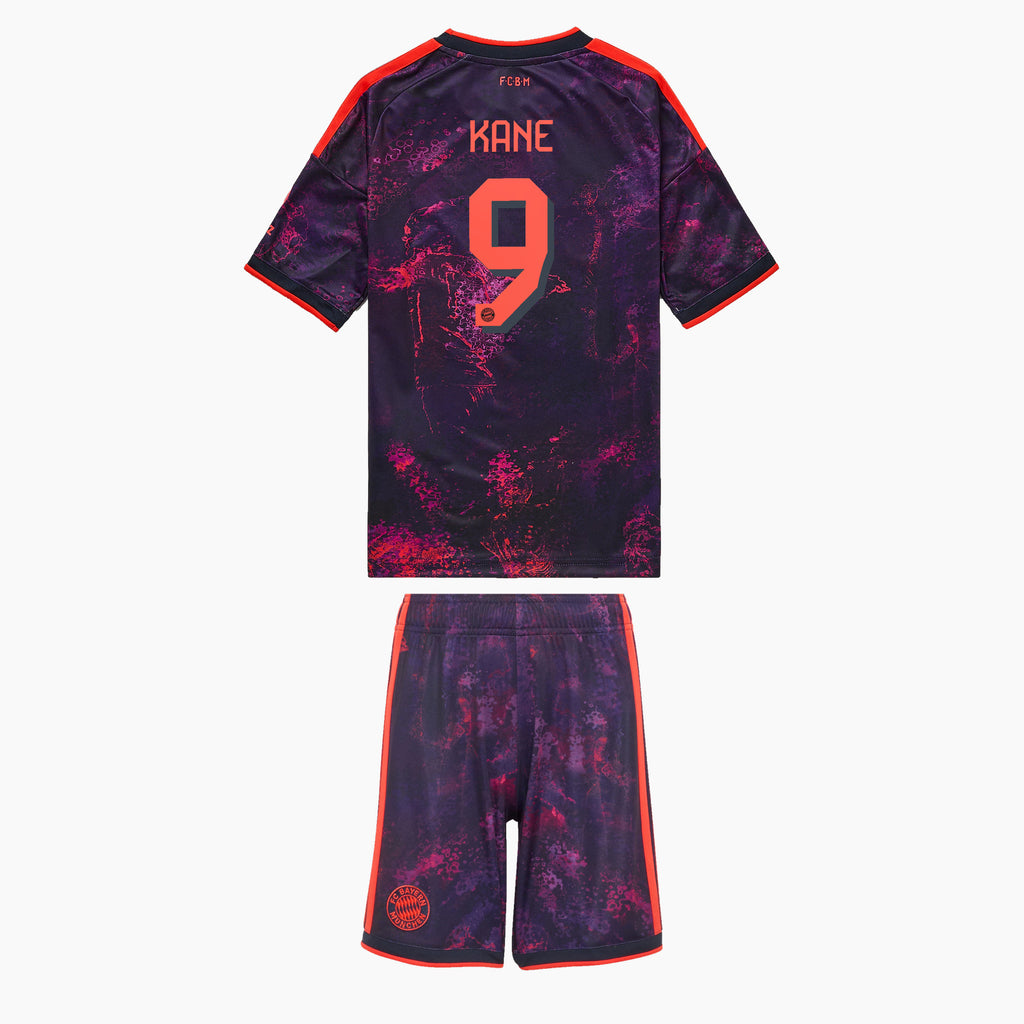 FC Bayern München 2026/27 Third-Kinder-Set, KANE 9 - Trikot und Shorts