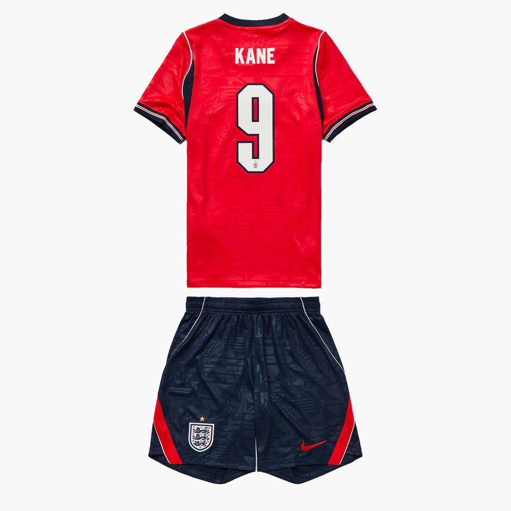 England 2026 Away kids kit, KANE 9 - shirt and shorts