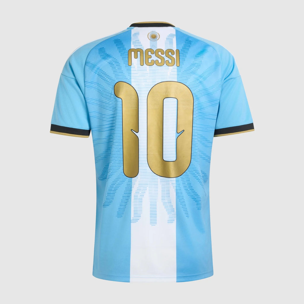 Camiseta Argentina Messi 26 Último Tango — espalda con MESSI 10 (personalización gratis)