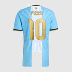 Camiseta Versión Jugador Argentina Messi 26 Último Tango — espalda con MESSI 10 (personalización gratis)