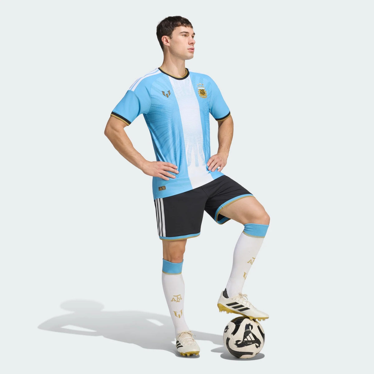 Camiseta Versión Jugador Argentina Messi 26 Último Tango — Vista 6