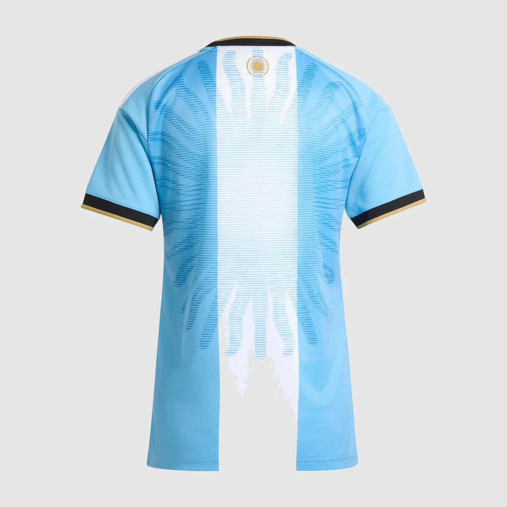 Camiseta Mujer Argentina Messi 26 Último Tango — espalda con MESSI 10 (personalización gratis)