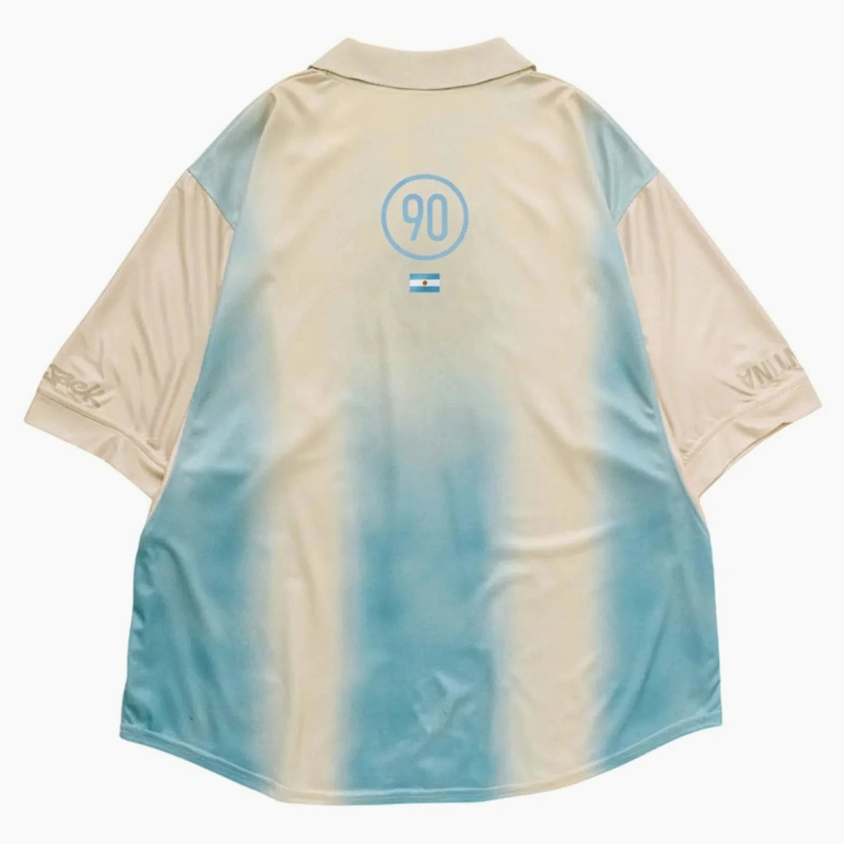 Camiseta Retro Argentina Travis Scott Cactus Jack x Nike Total 90 — Espalda