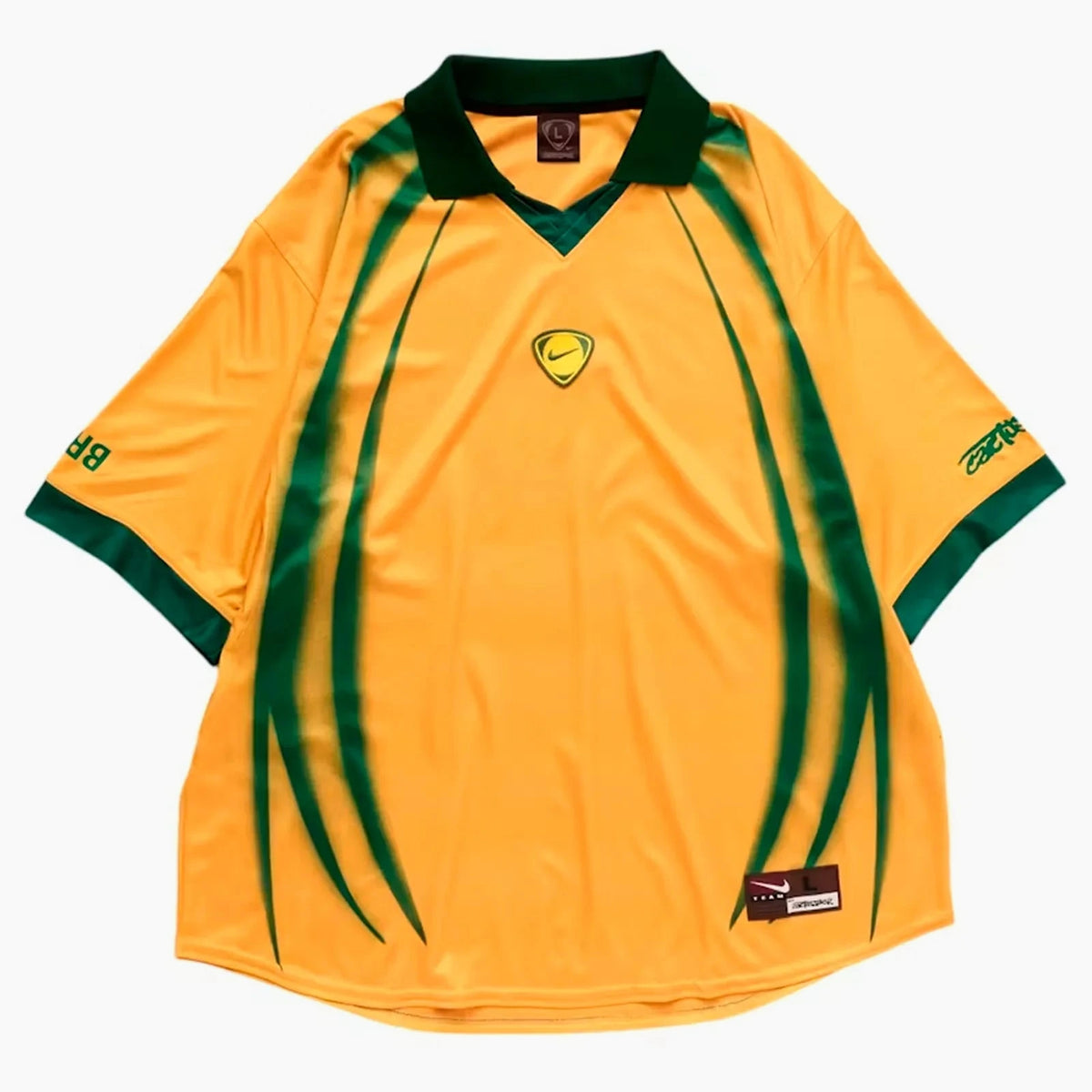 Camiseta Retro Brasil Travis Scott Cactus Jack x Nike Total 90