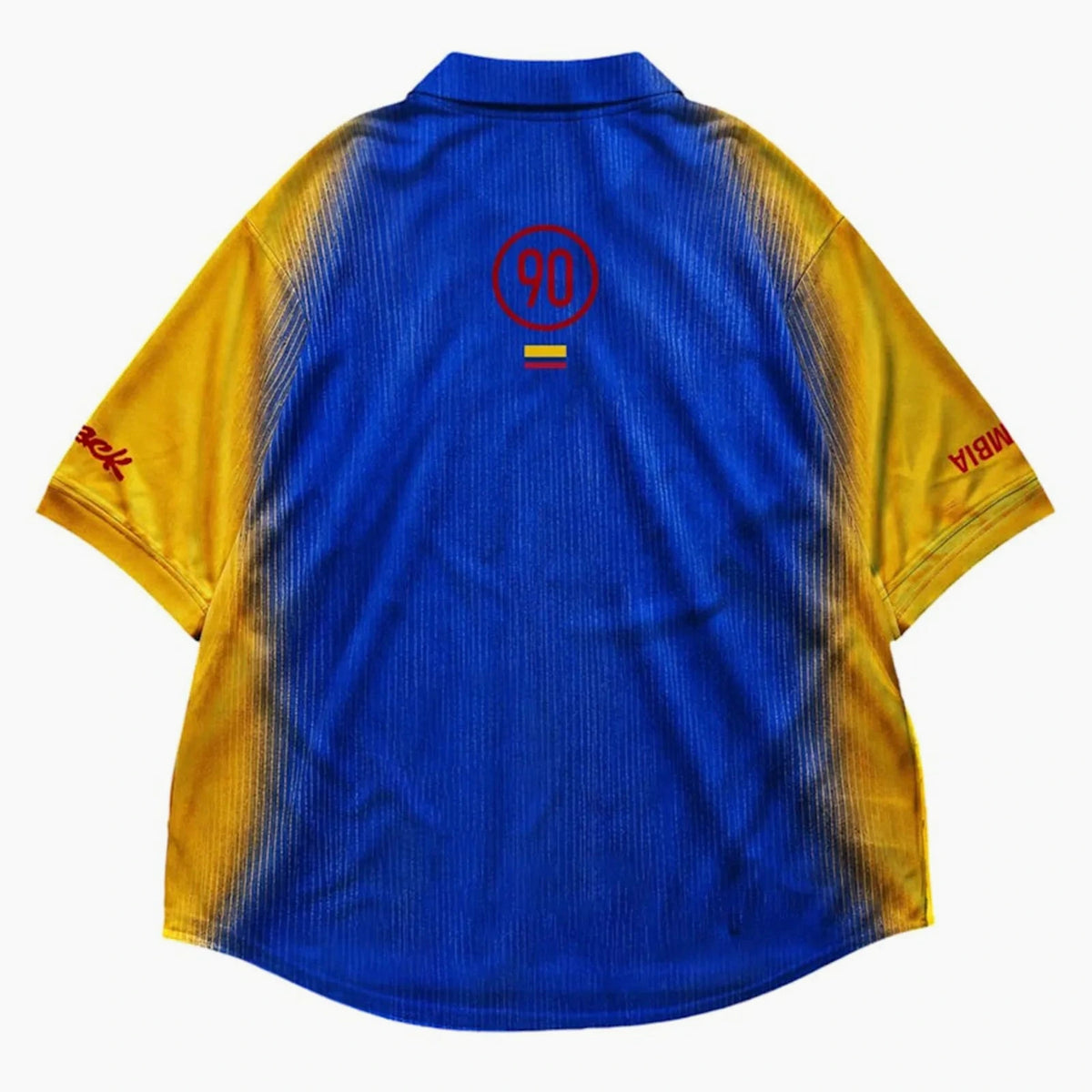 Camiseta Retro Colombia Travis Scott Cactus Jack x Nike Total 90 — Espalda