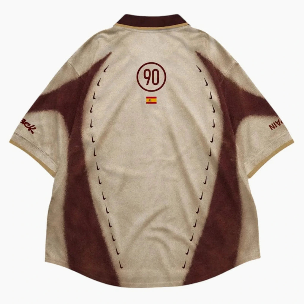 Camiseta Retro España Travis Scott Cactus Jack x Nike Total 90 — Espalda