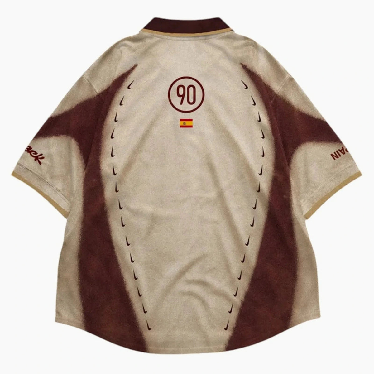 Camiseta Retro España Travis Scott Cactus Jack x Nike Total 90 — Espalda