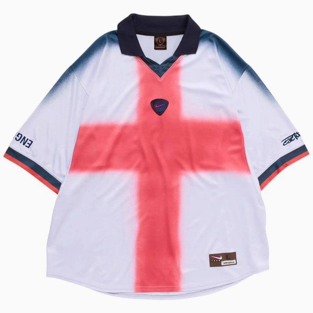 Camiseta Retro Inglaterra Travis Scott Cactus Jack x Nike Total 90