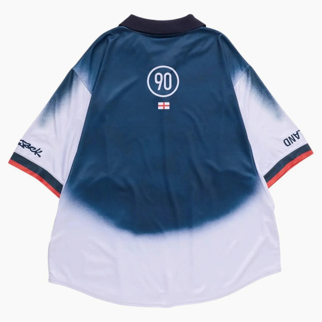 Camiseta Retro Inglaterra Travis Scott Cactus Jack x Nike Total 90 — Espalda
