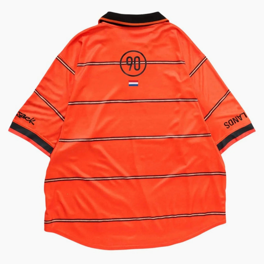 Camiseta Retro Países Bajos Travis Scott Cactus Jack x Nike Total 90 — Espalda