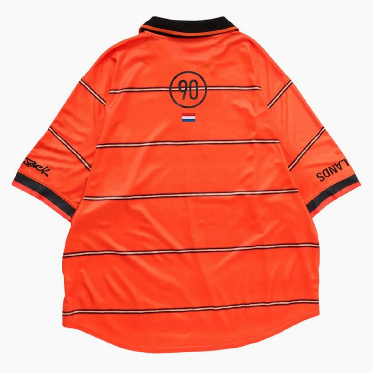 Camiseta Retro Países Bajos Travis Scott Cactus Jack x Nike Total 90 — Espalda