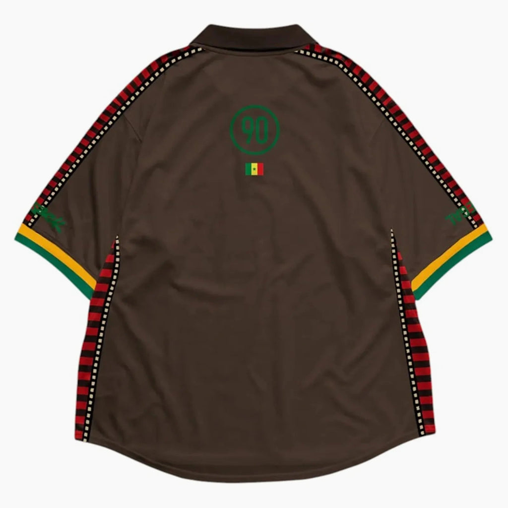Camiseta Retro Senegal Travis Scott Cactus Jack x Nike Total 90 — Espalda