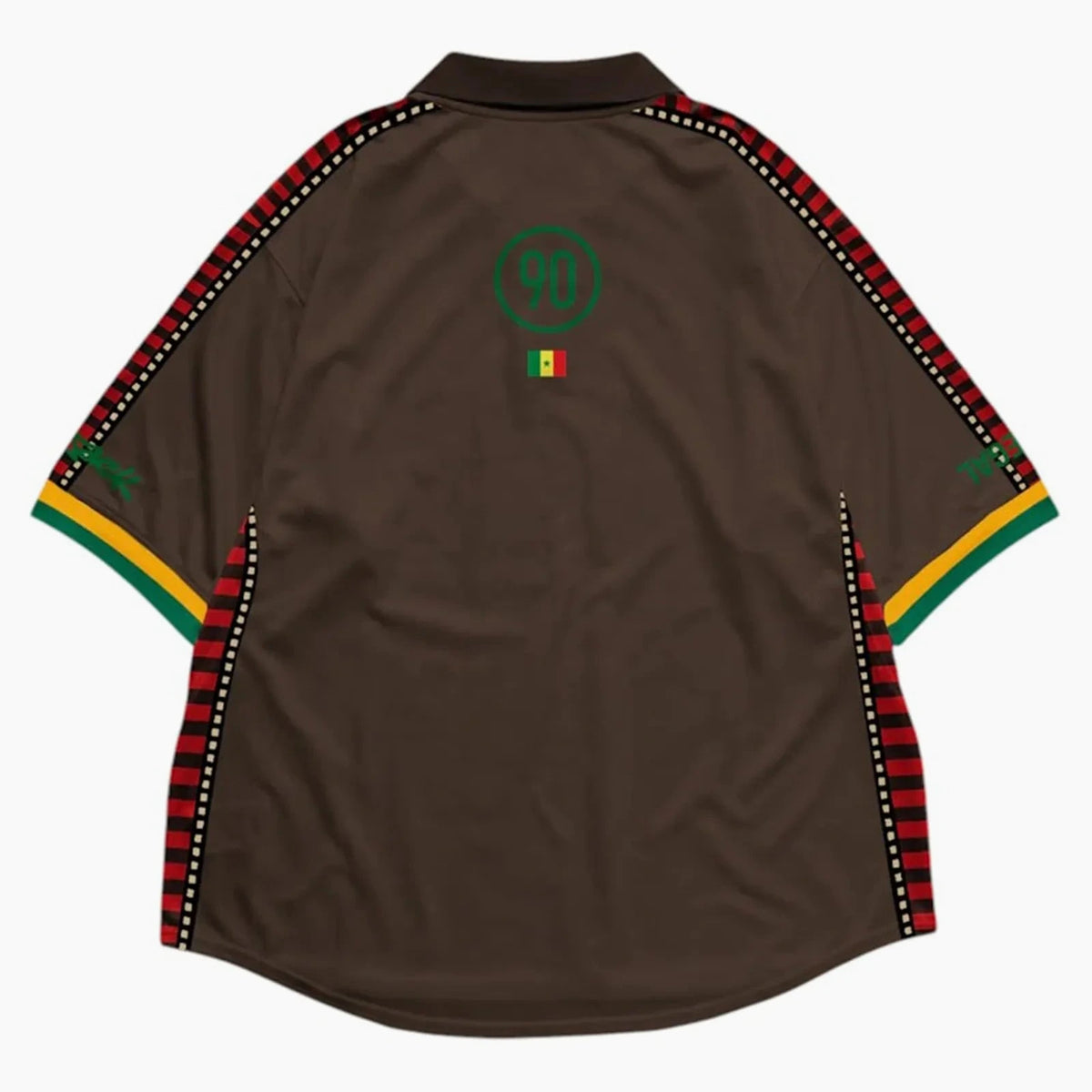 Camiseta Retro Senegal Travis Scott Cactus Jack x Nike Total 90 — Espalda