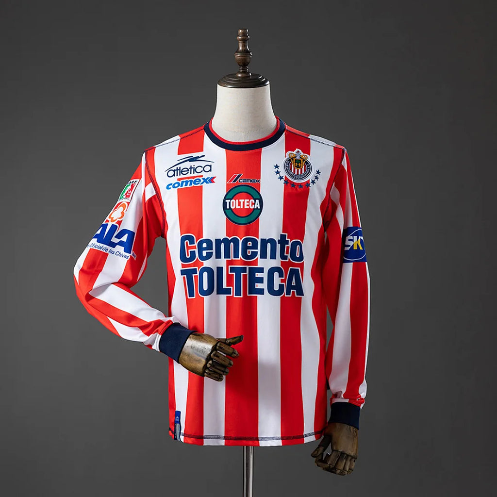 Camiseta Retro 1ª Equipación Chivas Guadalajara 02/03 Manga Larga