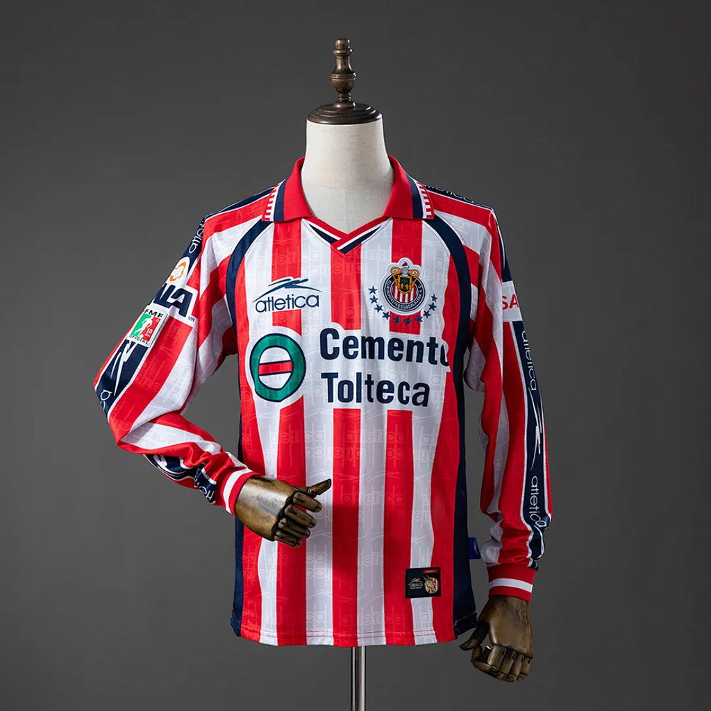 Camiseta Retro 1ª Equipación Chivas Guadalajara 99/00 Manga Larga