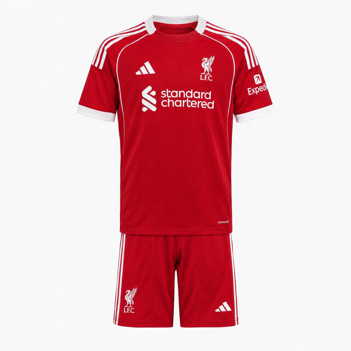 Conjunto 1Âª EquipaciÃ³n Liverpool 25/26 NiÃ±o