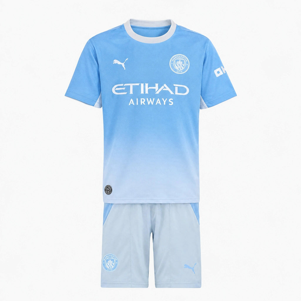 Conjunto 1Âª EquipaciÃ³n Manchester City 26/27 NiÃ±o