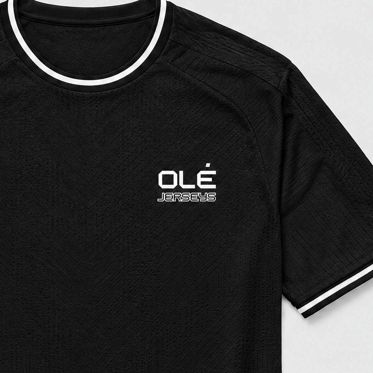Camiseta Jugador Olé Jerseys Negra — Vista 3