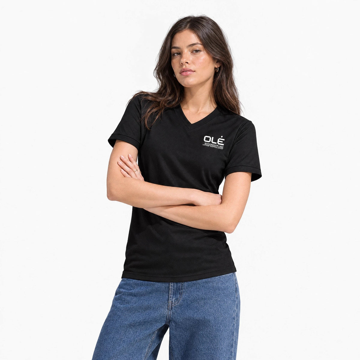 Camiseta Mujer Olé Jerseys Negra