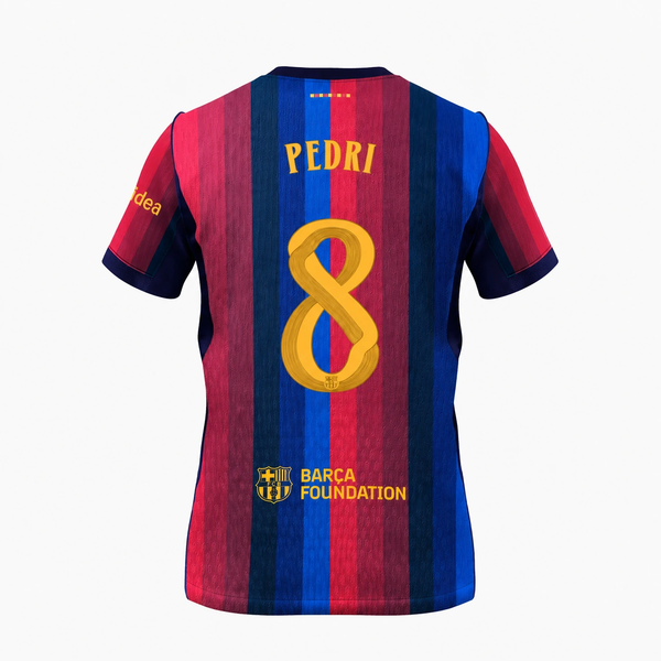 Barcelona 26/27 Home Shirt — Pedri 8