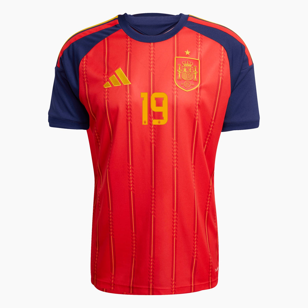Camiseta Primera Equipación Mundial 2026 — Lamine Yamal 19 — Vista 2