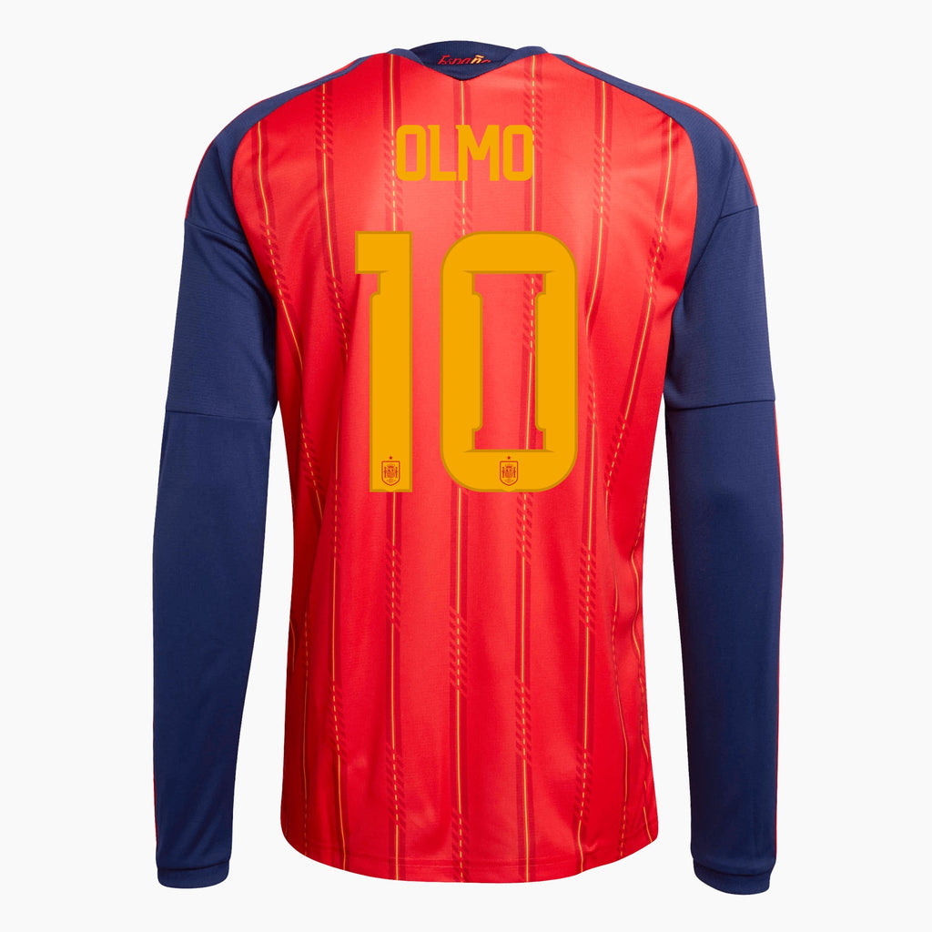 Camiseta Manga Larga Primera Equipación Mundial 2026 — Dani Olmo 10