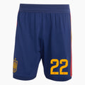 Pantalón Corto Primera Equipación 2026 — Dorsal 22