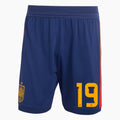 Pantalón Corto Primera Equipación 2026 — Dorsal 19