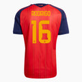Camiseta Versión Jugador Primera Mundial 2026 — Rodrigo 16