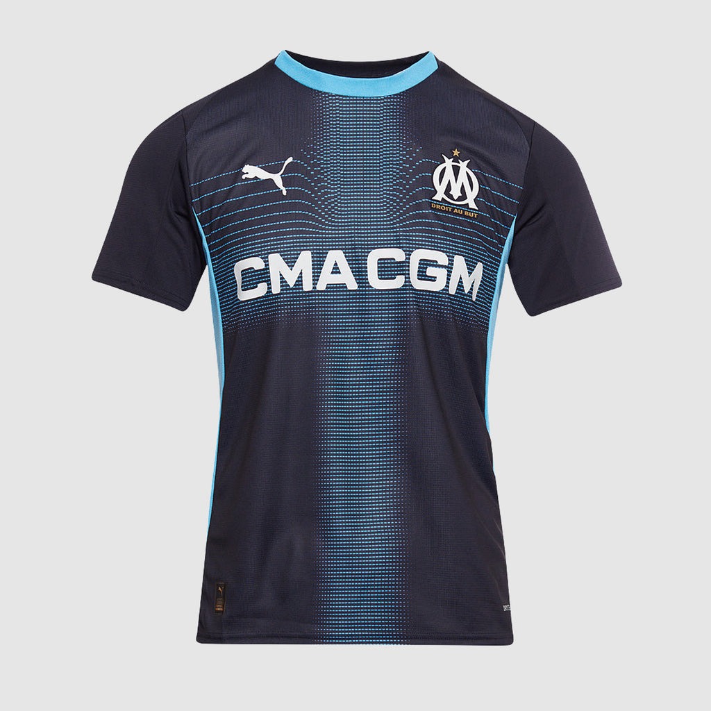 Camiseta Segunda Equipación Olympique de Marsella 25/26 — capa frontal Olé e6e6e6