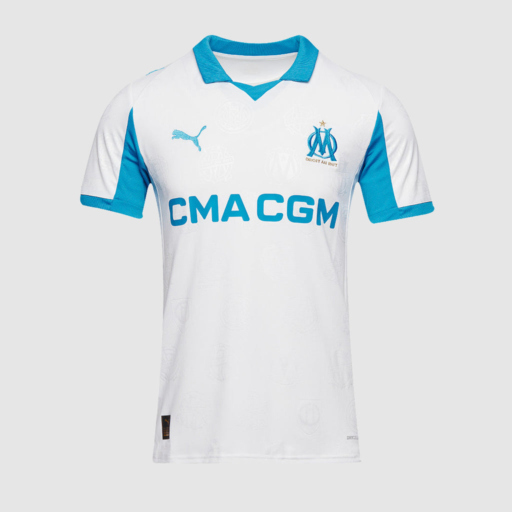 Camiseta Primera Equipación Olympique de Marsella 25/26 — capa frontal Olé e6e6e6